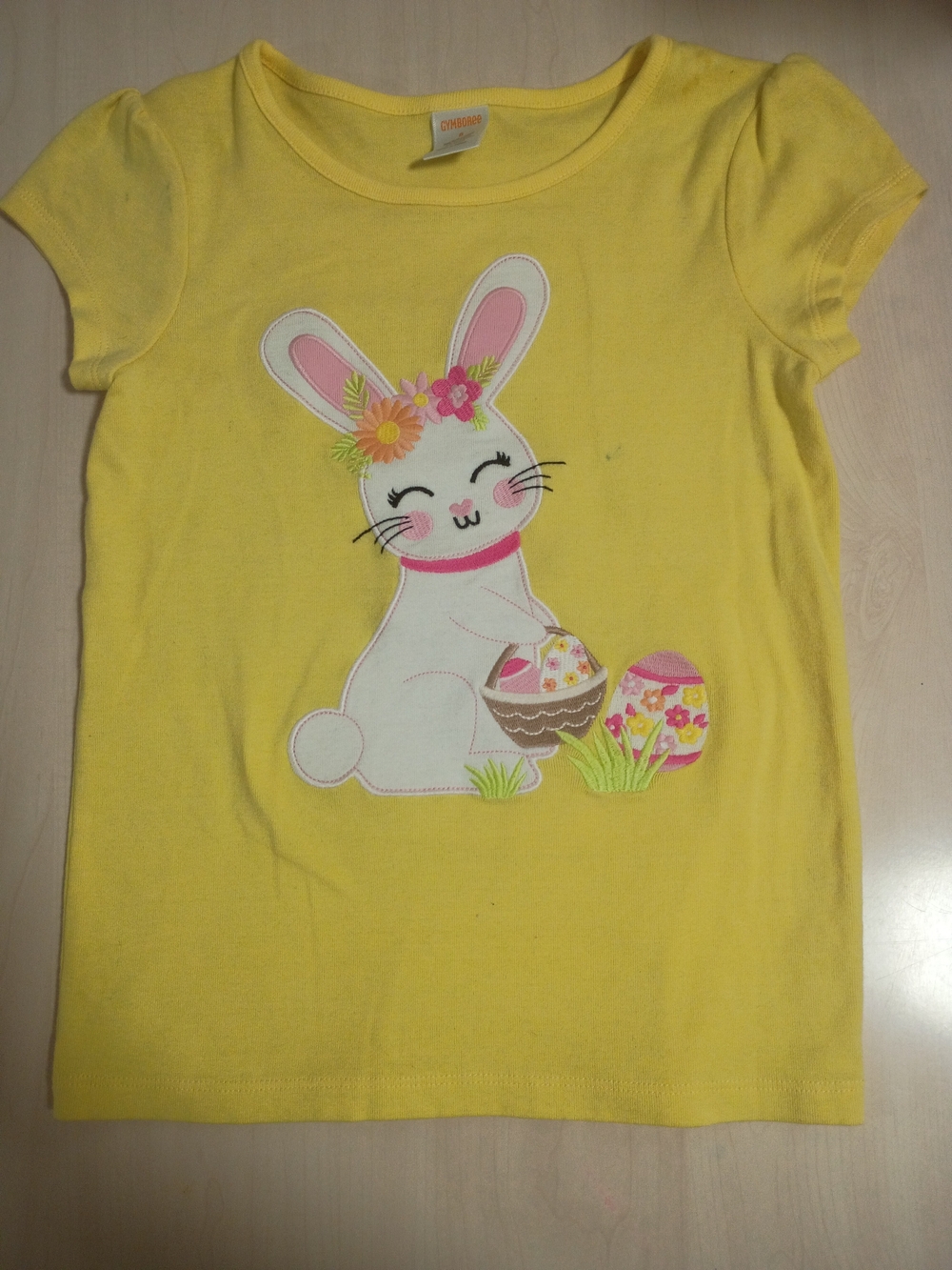 Gymboree Yellow Bunny Easter Graphic Tee